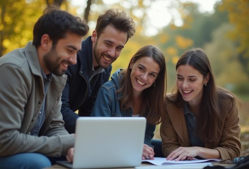 Canadian Scene Scouting team working collaboratively